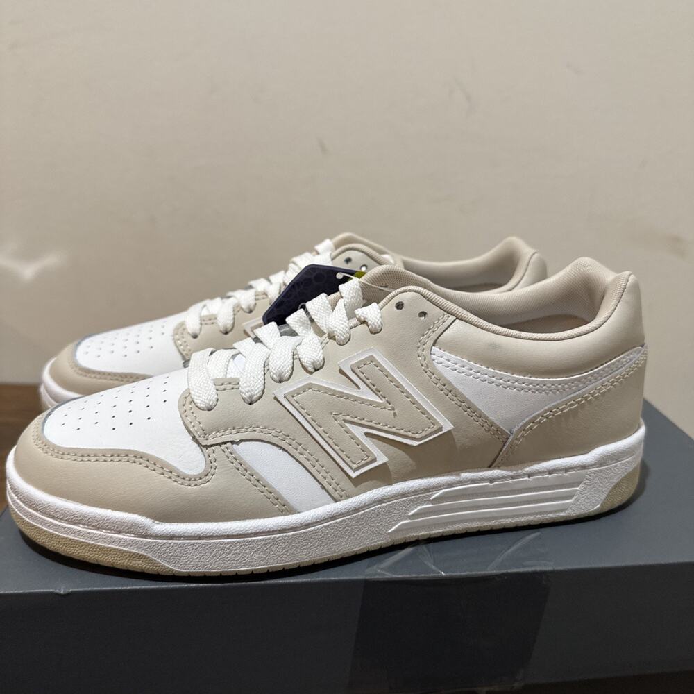 New Balance 480 BB480LBB Sneakers White Cream Lifestyle Shoes Women's Size 9 - Picture 4 of 8